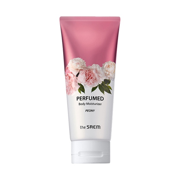 Parfyumlangan tana losoni The Saem Perfumed Body Moisturizer Peony 200 ml