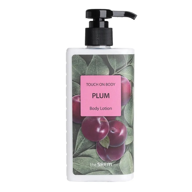 Olxo‘ri namlantiruvchi tana losoni The Saem Touch On Body Plum Body Lotion 300 ml