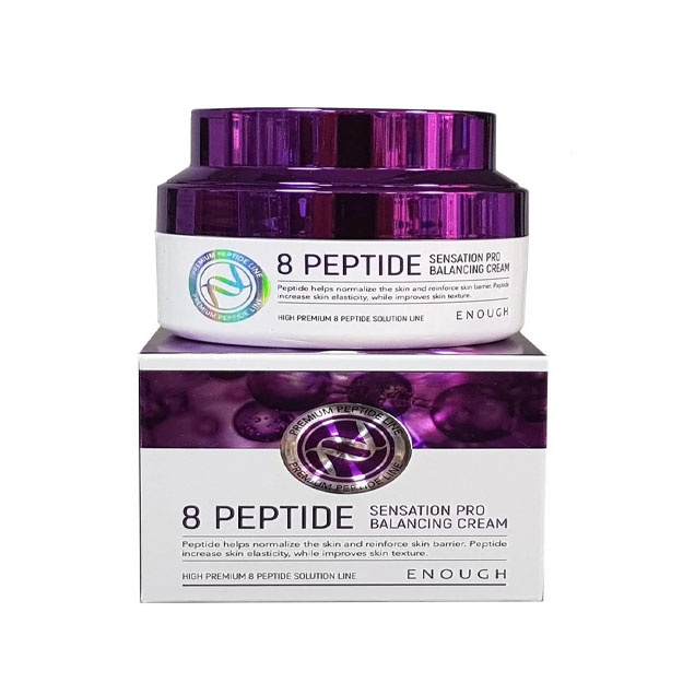 Antivozrastnoy krem na osnove 8 peptidov Enough 8 Peptide Sensation Pro Balancing Cream, 50 ml