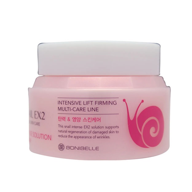 Antivozrastnoy krem s mutsinom ulitki i effektom liftinga Enough Bonibelle Snail Ex2 Intense Solution Cream, 80 ml