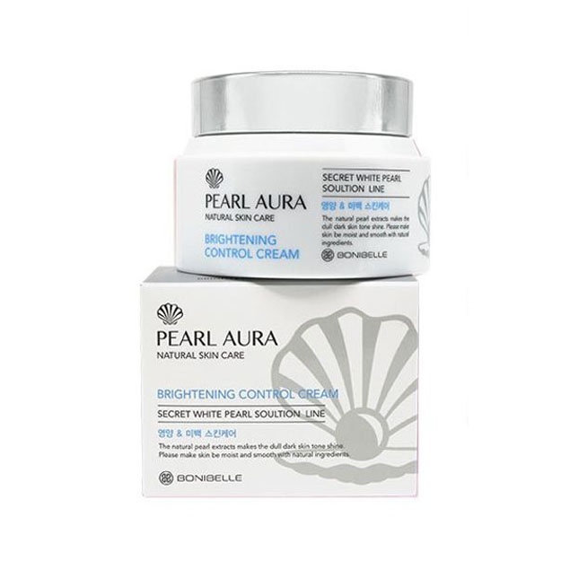 Krem dlya litsa s ekstraktom jemchuga Enough Bonibelle Pearl Aura Brightening Control Cream, 80 ml