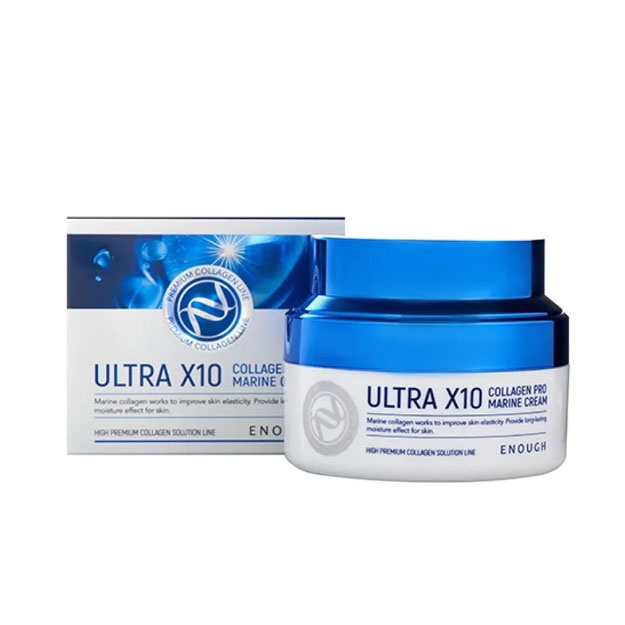 Omolajivayuschiy krem s kollagenom Enough Ultra X10 Collagen Pro Marine Cream, 50 ml.