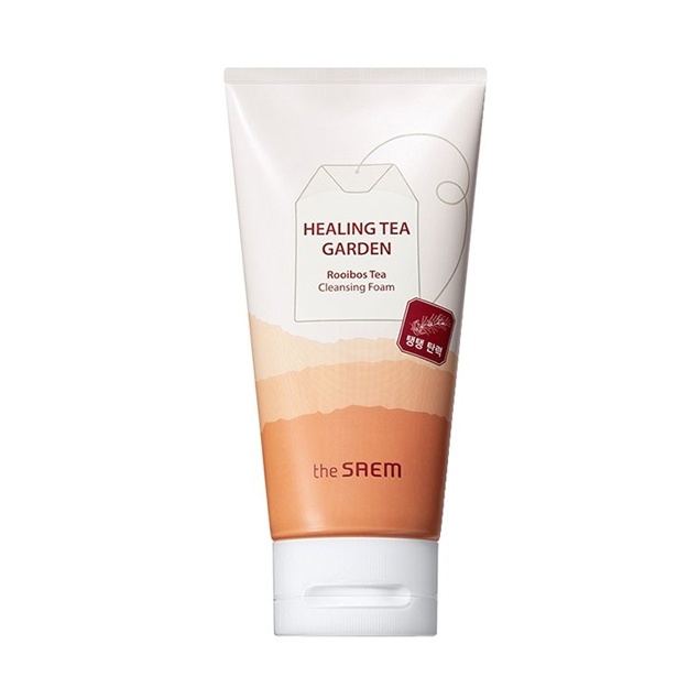 Rooibos choyi ekstrakti bilan tozalovchi ko‘pik The Saem Healing Tea Garden Rooibos Tea Cleansing Foam 150 ml