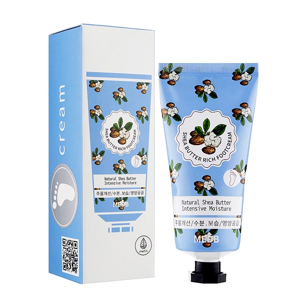 Shia yog‘i bilan oyoq kremi MED B Shea Butter Rich Foot Cream 80 ml