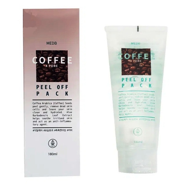 Маска-пленка для лица с экстрактом кофейных зерен Med B Peel OFF Pack COFFEE X Pore 180 мл