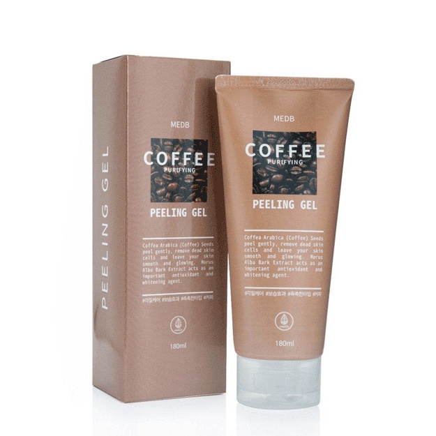 Qahva ingredientlari bilan piling gel MED B Coffee Purifying Peeling Gel