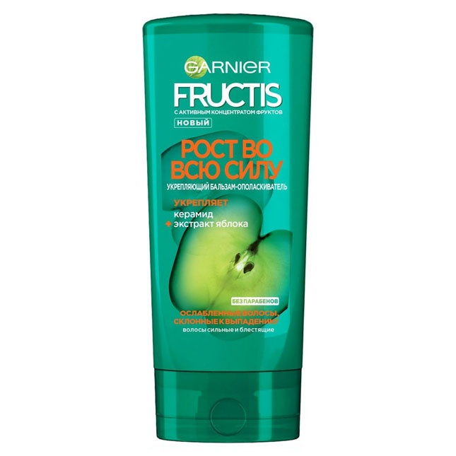 Soch uchun balzam Garnier Fructis To‘liq quvvatda o‘sish 400 ml Rossiya