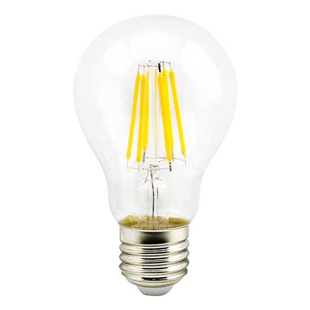 LED chiroq Esola slassis LED Premium 10,0W A60 220-240V E27 4000K filament shaffof filiform (Ra 80, 100 Lm/Vt, CP=0) 105x60 [N7LV10ELC.