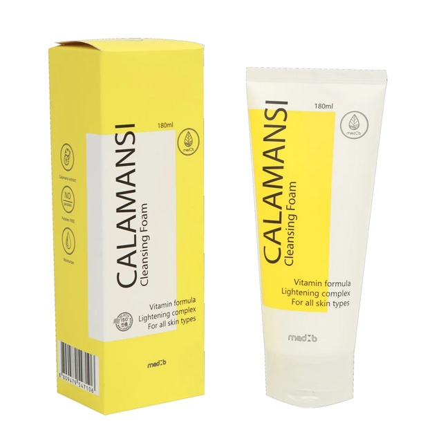 Kalamansi ekstrakti bilan yuvish uchun tozalovchi ko‘pik Med B Calamansi Cleansing Foam180 ml