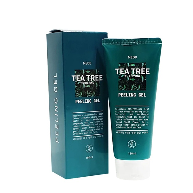 Choy daraxti ekstrakti bilan piling geli Med B Tea Tree Purifying Peeling Gel 180 ml