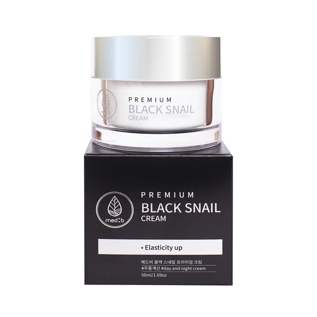 Премиальный антивозрастной крем для лица с экстрактом муцина улитки Med B Premium Cream Black Snail 50 мл