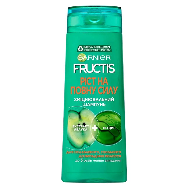 Soch uchun shampun Garnier Fructis To‘liq quvvatda o‘sish 400 ml Rossiya