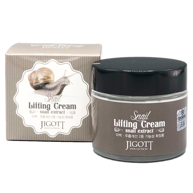 Shiliqurt musinli yuzni ko‘taruvchi krem Jigott Snail Lifting Cream 70 ml