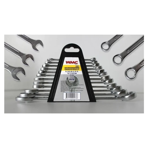 Набор ключей комбинированных WMC TOOLS 5123 (6-14, 17, 19, 22мм)