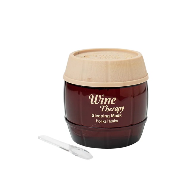 Ночная обновляющая маска с красным вином HOLIKA HOLIKA Wine Therapy Sleeping Mask RED WINE 120 мл