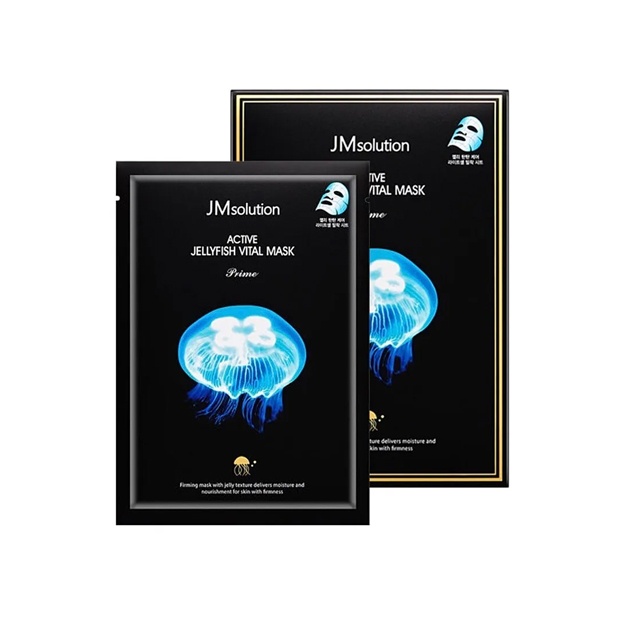 Meduza ekstrakti bilan o‘ta yupqa qatlamli niqob JM SOLUTION Active Jellyfish Vital Mask Prime 1 dona