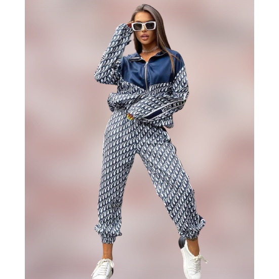 Спортивный костюм \ Christion Dior \ Осень-Зима \ АРТ-OL5482 xl синий