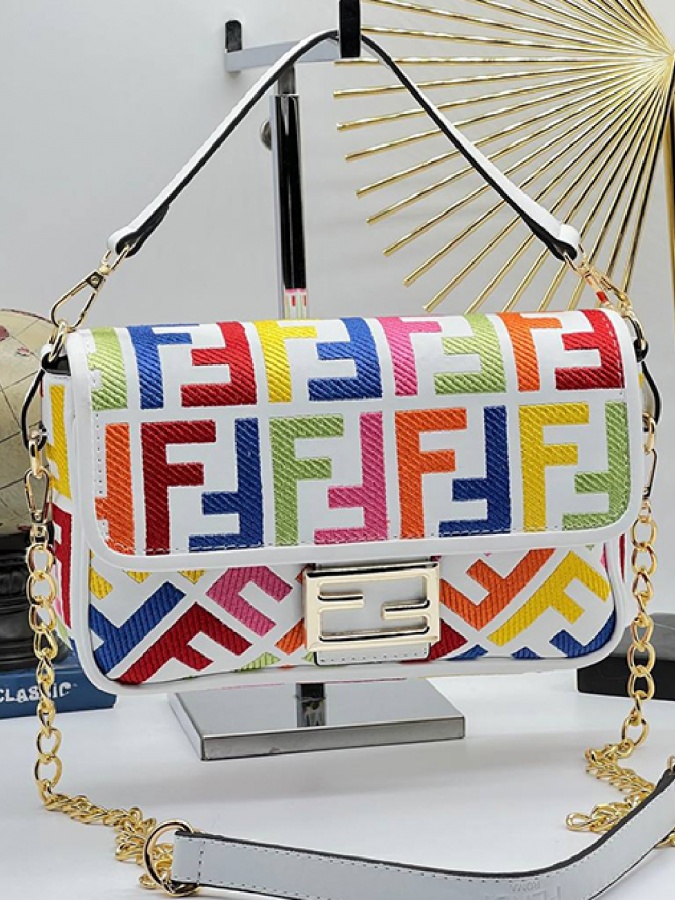 Женская Сумка/ FENDI ROMA GEANTA/ АРТ 695847 Белый