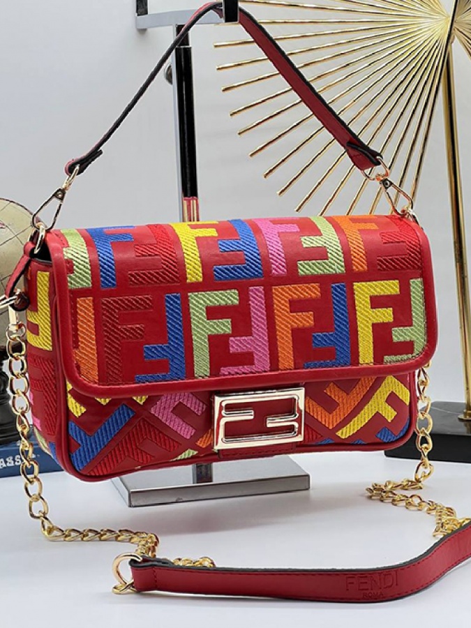 Женская Сумка/ FENDI ROMA GEANTA/ АРТ 695847 красный