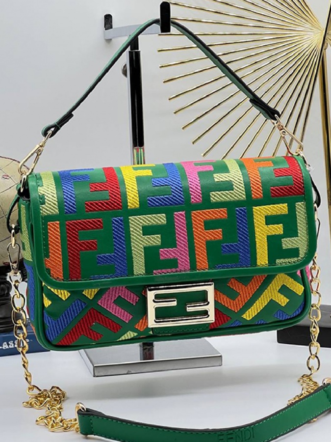 Ayollar Sumkasi/ FENDI ROMA GEANTA/ ART 695847 Yashil