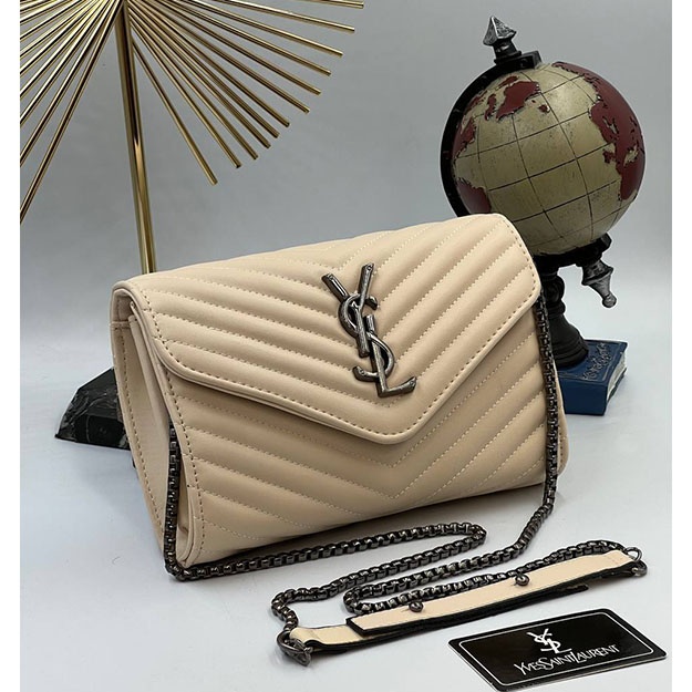 Ayollar Sumkasi/ Saint Laurent/ ART-OL6958 Qaymoq rang