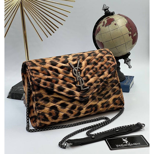 Ayollao Sumkasi/ Saint Laurent/ ART-OL6959 Chyorniy-korichneviy