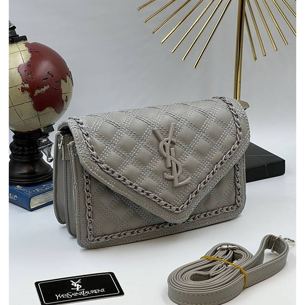 Женская Сумка/ SAINT LAURENT YSL/ АРТ 476325 Серый