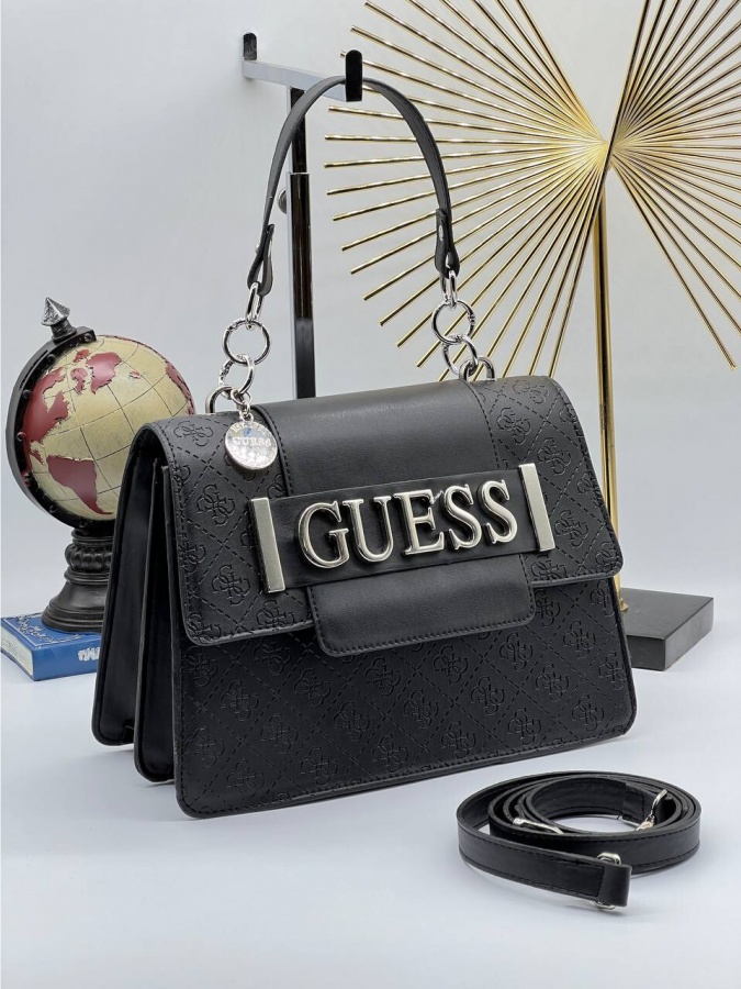 Ayollar sumkasi \ GUESS KERRIGAN \ ART-OL35498 naqshli qora