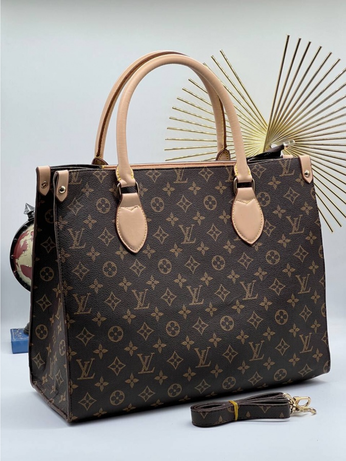 Ayollar sumkasi \ LOUIS VUITTON ONTHEGO \ ART-OL62482 Qaymok-jigarrang