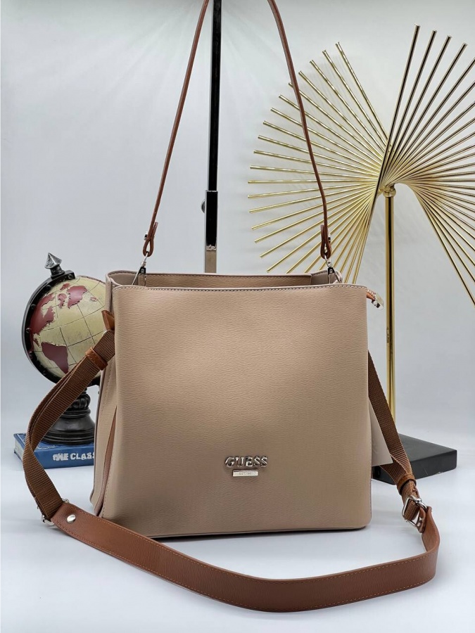 Женская Сумка \ GUESS \ АРТ-OL48584 бежевый цвет