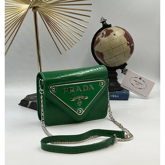 Женская Сумка/ PRADA/ АРТ-OL3655 Зеленый