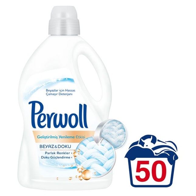 Гель для стирки Perwoll Beyaz 3 л Турция