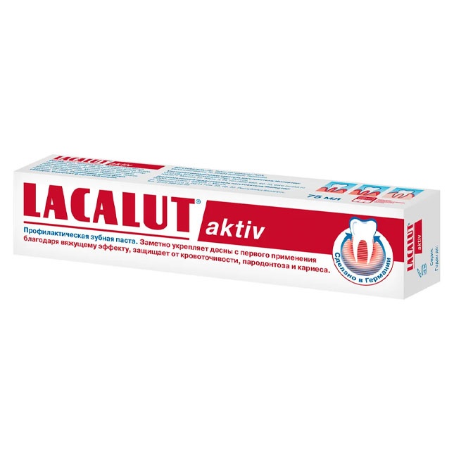 Tish pastasi Lacalut aktiv 100 ml Moskva