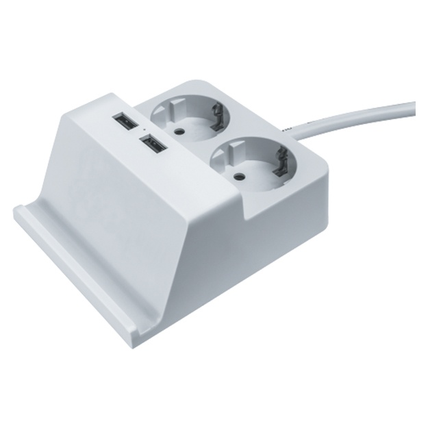 Quvvat tasmasi Navigator 61 457 NPE-USB03 2 rozetkali 1.5m