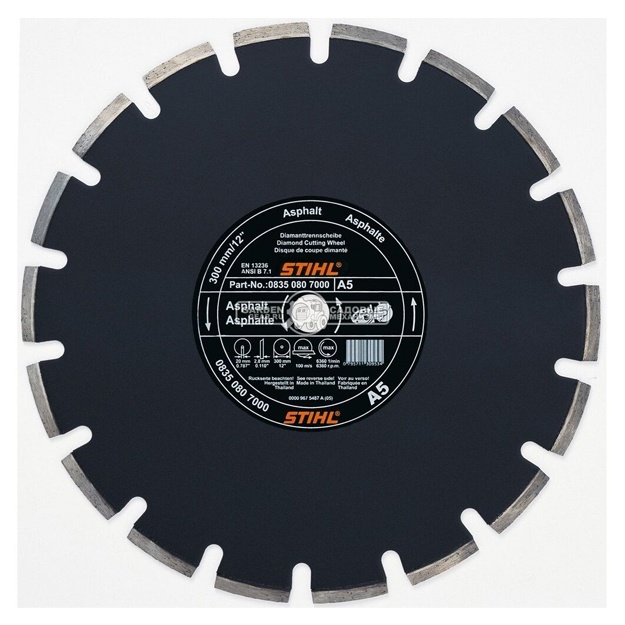 Kesish g‘ildiragi STIHL asfalt D-A5 Ø 400mm/16