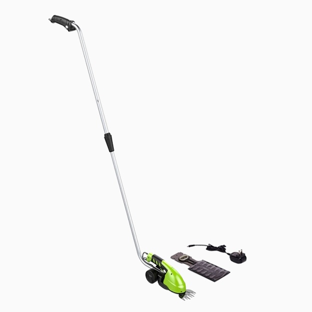 Uzun tutqichli 3,6V simsiz to‘siq trimmeri Greenworks