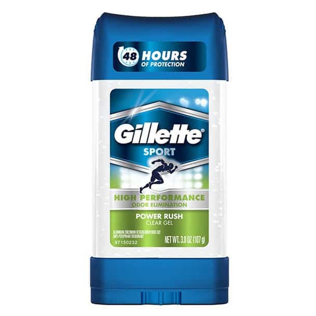 Antiperspirantlar Gillette Rush Clear Gel 107 g Amerika