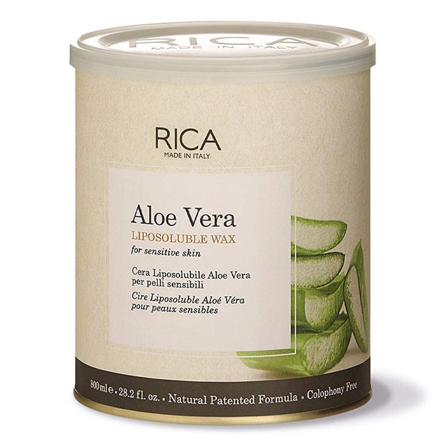 Yog‘da eriydigan mum RICA Aloe Vera 800ml