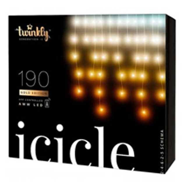 Гирлянда Twinkly Icicle AWW Smart LED (TWI190GOP-TEU)