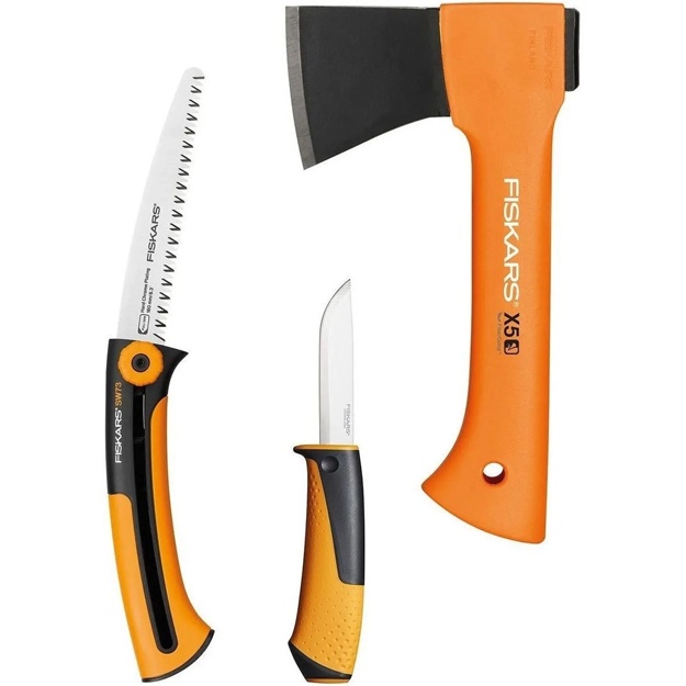 To‘plam Bolta X5+Arra+Pichoq Fiskars 1057912