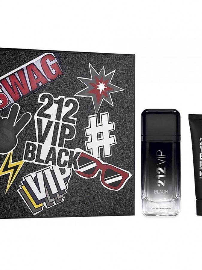 Набор Carolina Herrera 212 Vip Black (M) 100 ml original