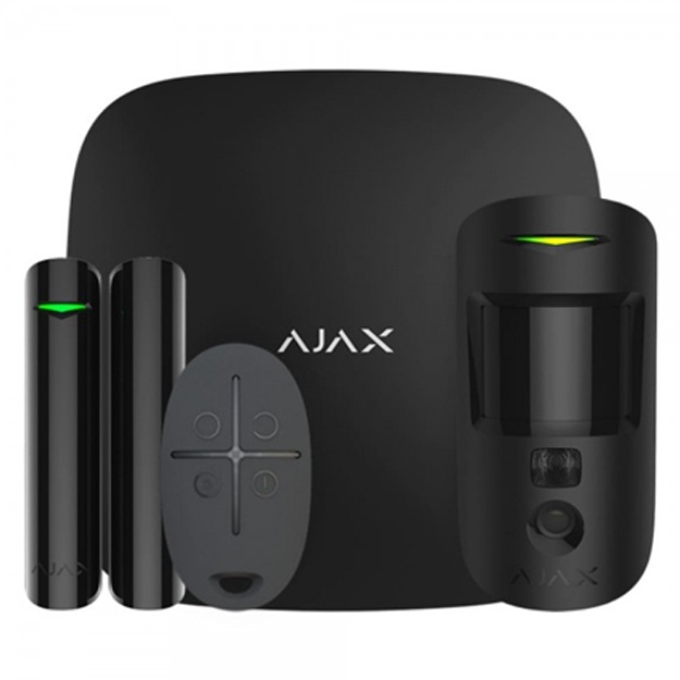 Комплект охранной сигнализации Ajax StarterKit Cam Plus (20504.66.BL1)