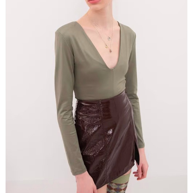Женский Лонгслив Valeriya Store Осень-Зима АРТ 1073 L Хаки