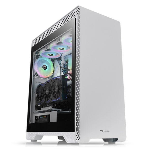 Kompyuter korpusi S500 Tempered Glass Snov Edition Mid-Tover shassisi SA-1O3-00M6VN-00