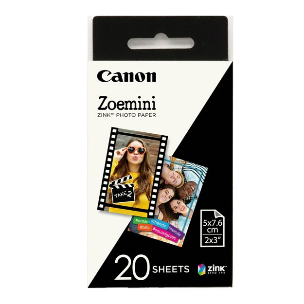 Fotosurat qog‘ozi Canon ZINK ZP-2030 5x7,6 sm, 20 varaq
