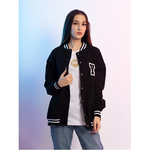 Ayollar Kurtkasi Bomber Anaki Kuz-Qish 8512 M qora