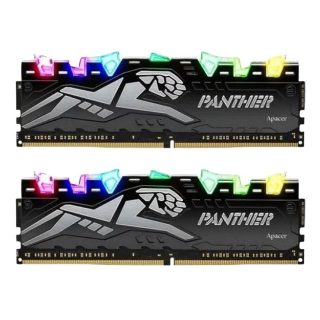 Оперативная память Apacer Panther Range RGB DDR4 16 GB (2x8GB) 3200Mhz