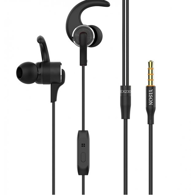 Simli naushniklar Yison EX230 Qora
