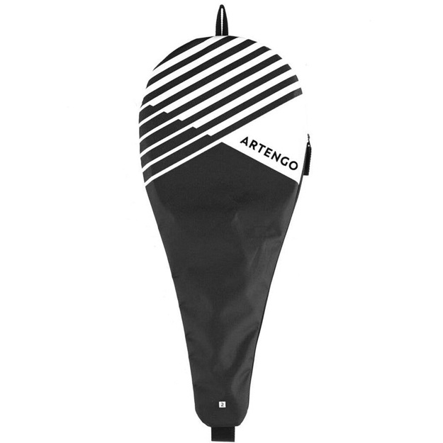 Tennis raketkalari uchun sumka Decathlon Artengo qora/oq