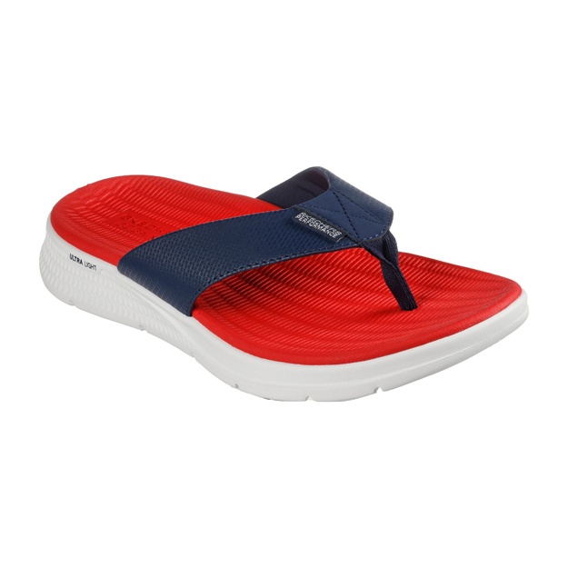 Мужские Шлепанцы Sketchers Весна Лето 229035-BLK 12 navy red